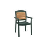 Aquaba Classic Stacking Dining Arm Chair