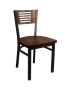 E162RFO Five Slat Back Chair