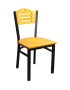 E161RFO Slats & Circle Back Chair