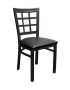 E133RFO Lattice Back Chair