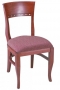 GA3876RFO Biedermier Wood Padded Seat Restaurant Chair