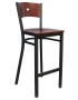 E160BSRFO Star Back Metal Barstool