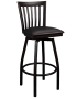 E134BSSRFO Swivel Elongated Metal Barstool