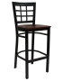 E133BSRFO Window Back Barstool