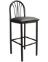 E111BSRFO Fanback Metal Barstool