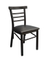 E130RFO Rounded Ladder Back Chair
