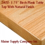 2800RFO Series Solid Birch Premium Plank Table Tops
