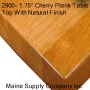 2900RFO Series Solid Cherry Premium Plank Table Top