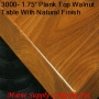 3000RFO Series Solid Walnut Premium Plank Table Tops