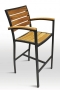 FLS-BAL5602RFO Teak Cedar Key Series Barstool