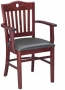 GA3820ARRFO Luna Wood Restaurant Chair