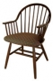 OD214RFO Windsor Arm Chair With Upholstered Seat