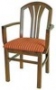 OD224USRFO Cabaret Arm Chair With Upholstered Seat