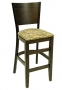 FLS-CON11BRFO Wood Barstool