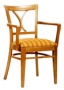 OD314USRFO Monarch Arm Chair With Upholstered Seat