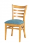 OD292USRFO Bistro Side Chair With Upholstered Seat