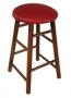 OD2704-24RFO Oak Tavern Barstool With Upholstered Seat
