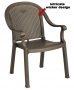 GROSCRFO Sumatra Classic Stacking Dining Armchair